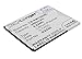 CS-KMT260SL Batería 2600mAh Compatible con [KAZAM] Trooper 2 X6.0, Trooper 6.0, Trooper2...