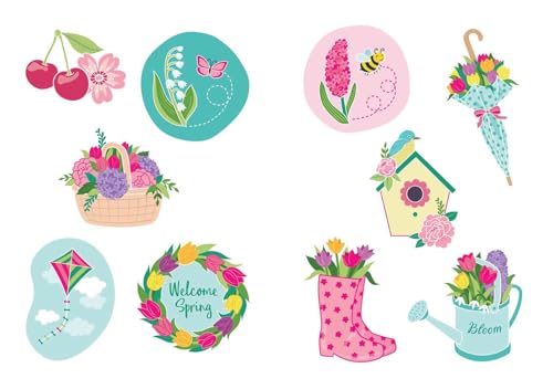 Hello Spring! 20 Stickers (Dover Little Activity Books: Holidays &) - Thumbnail 4