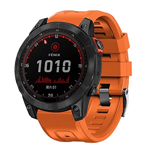 Correa Garmin Fenix 7X silicona 26 mm para entrenamientos de montaña y natación 4