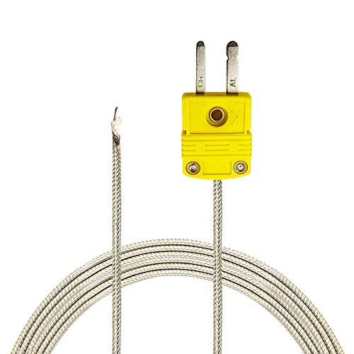 PerfectPrime TL0700, K-Type Sensor Probe for K-Type Thermocouple Thermometer/Meter in Temperature Range from -30 to 700 Â°C/ 1292Â°F