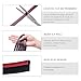 BWBWND Car Interior Trim Strips, 32.8ft Styling Door Dashboard Decoration with Installing Tool, DIY Flexible Moulding Line Filler Insert Strip for Automotive Door & Dashboard Gap (Red)