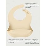 24-PCS-Silicone-Baby-Feeding-Set-Baby-Led-Weaning-Supplies-Includes-Suction-Bowls-and-Divided-Plates-Adjustable-Silicone-Bib-Spoonsforks-Training-cup-with-straw-GreenBrownBeige