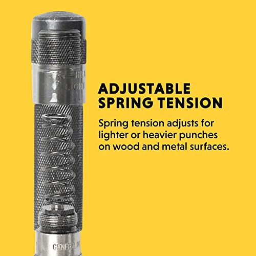 image for General Tools Heavy-Duty Automatic Center Punch #78 - Nail Punch Tool 