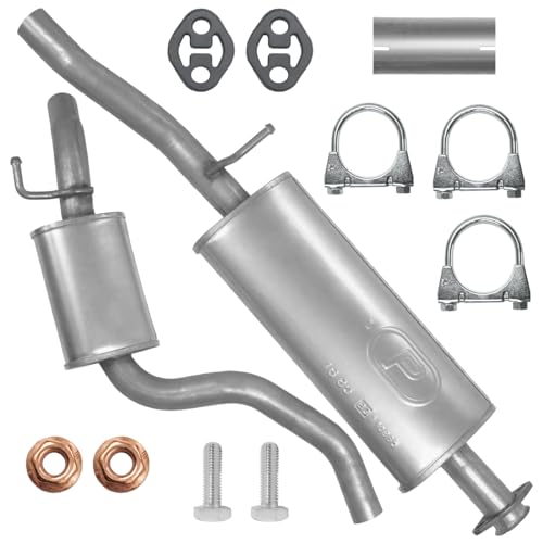 Polmo Auspuff Mitteltopf für Alfa Romeo 147 937 2000-2010 1.6 2.0 Schrägheck Polmo Auspuff Mitteltopf für Alfa Romeo 147 937 2000-2010 1.6 2.0 Schrägheck