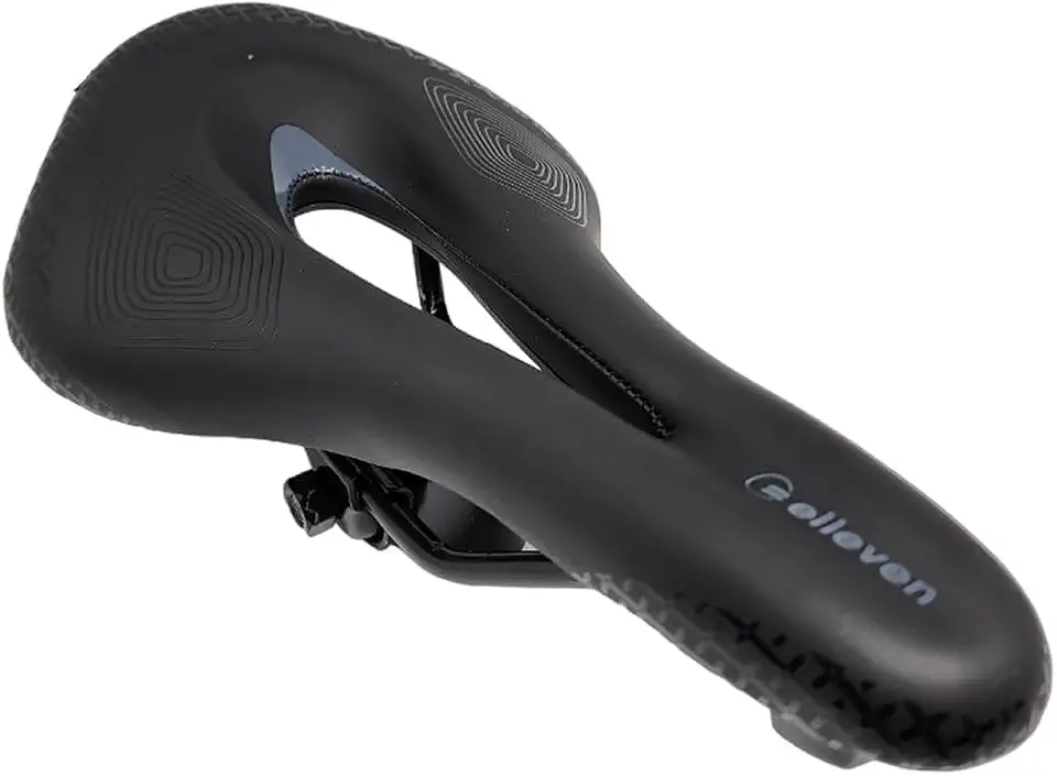 SELIM MTB VAZADO LONGO PRETO 280MMX150MM | Selim de bicicleta para ciclismo e bicicleta