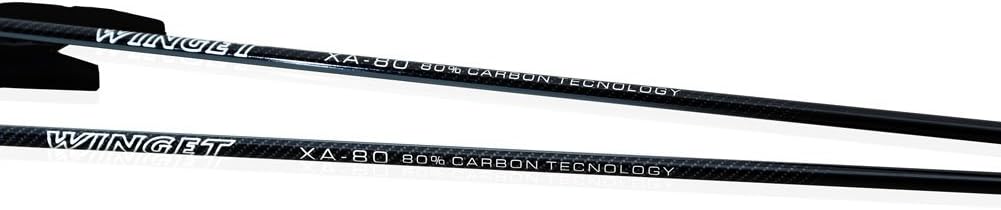 WINGET Carbon Fiber Mountain Alpine Ski Poles XA-80