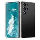 Smartphone S25 Ultra 5G sbloccato | 16 GB 1 TB | Snapdragon 8 Gen3 (10-Core) | Android 14 | Schermo HD Punch-Hole da 7,3" 1440 * 3040 | Batteria da 8000 mAh | Smartphone Type-C,Black-7.3