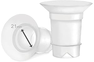 Flange Insert 21 mm Compatible with Medela and Spectra Shields - Reduce...