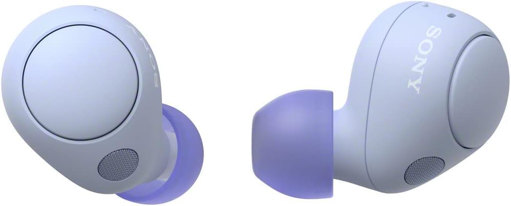 WF-C700N Truly Wireless Noise Cancelling Earbuds, 15 hours battery life, Clearer hands-free calling, Multipoint Connection, IPX4 Water Resistance, Lavender, UAE Model