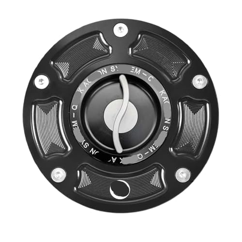 Bouchon réservoir carburant alu CNC verrouillage rapide moto