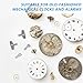 OUNONA Clock Winding Key 0.79 Inch Professional Watch Repair Accessories for Mechanical Vintage Alarm Clocks Clock Repair Tool Durable and Easy to Use