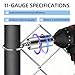 Sissatthai EZ Twist Ties 11 Gauge Drill Chuck for Chain Link Fence Wire, Metal EZ Twist Fence Ties Fence Wire Twisting tool