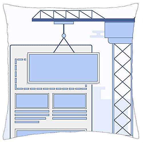 N\A Throw Pillow Cover Pagina Web Seo Progettazione di siti Web digitali