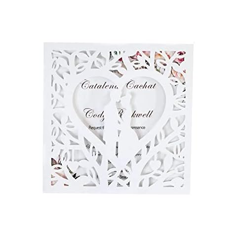 JinSu Faire-part de Mariage Blanc Cover