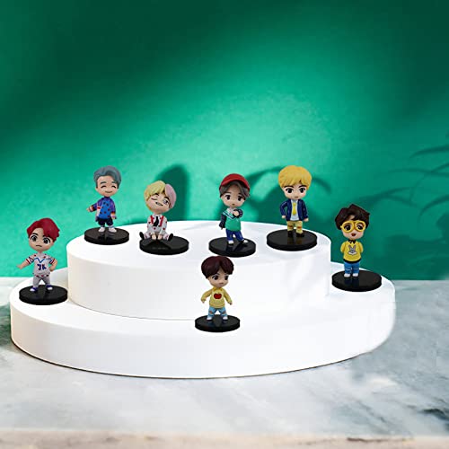 7-Piece Youth League Cake Topper，Children's Boy And Girl Birthday Party Cake Decoration，Game Anime Theme Birthday Party Cake Decoration #TOP6