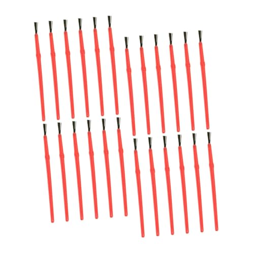 Tofficu 50 Piezas Pinceles Pequeños de para Acuarela y Kit de Pinceles de Plástico Duraderos para Manualidades Infantiles y Dibujo Detallado