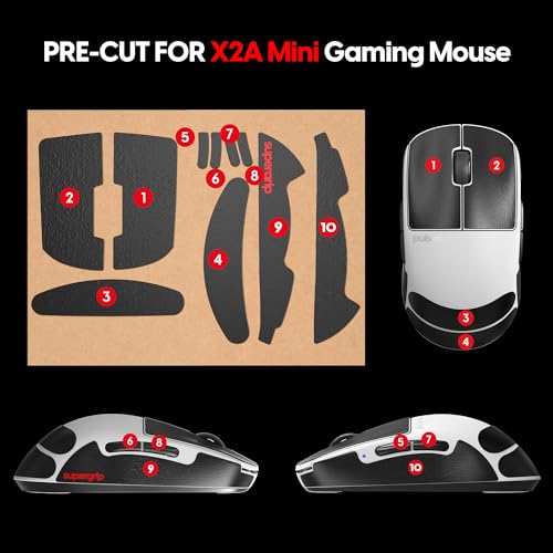 Image of Pulsar Gaming Gears Supergrip Mouse Grip Tape for X2A, Mini