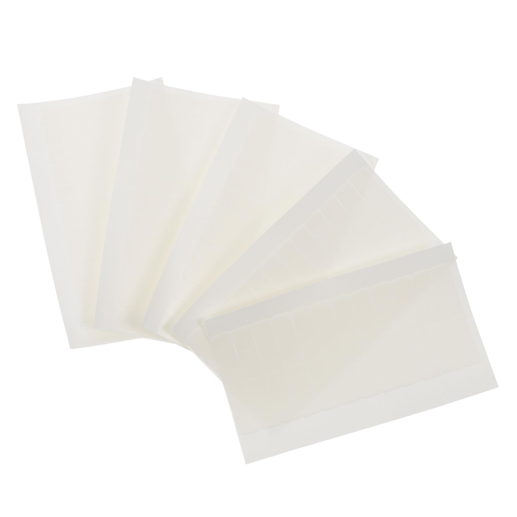 FRCOLOR 25 Fogli nastro biadesivo millechiodi biadesivo double sided tape Doppio nastro adesivo per parrucche frangia accessori strisce adesive per extension di nastro per parrucca