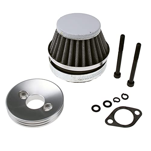 Flmlf Air Filter Set For 1/5 Rc Hpi Baja Rovan King Motor 5B 5T 5Sc Losi 5Ive T Fg Goped (Gray Metal) #TOP1