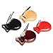 2 Pcs Flamenco Dance Castanets With String Wood Spanish Castanet Hand Percussion Instrument Musical Toy For Kids Adults