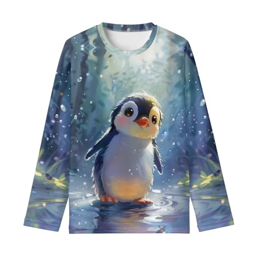 Image of Long Sleeve Shirts for Girls Casual Crewneck Tops Fall Winter Outfits for 3-16 Years Old