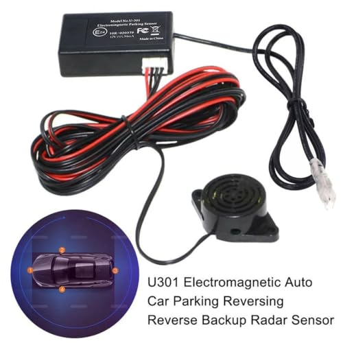 Sensor de estacionamiento electromagnetico coche marcha atras sin agujeros 7