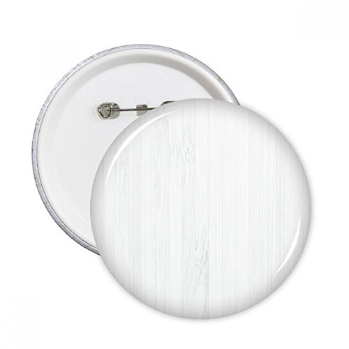 Pins badge rond motif bois blanc bouton vêtements décoration multicolore M