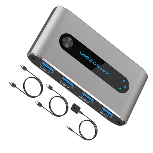 Conmutador USB para 2 PC que elimina el caos de cables y unifica el control de periféricos 3
