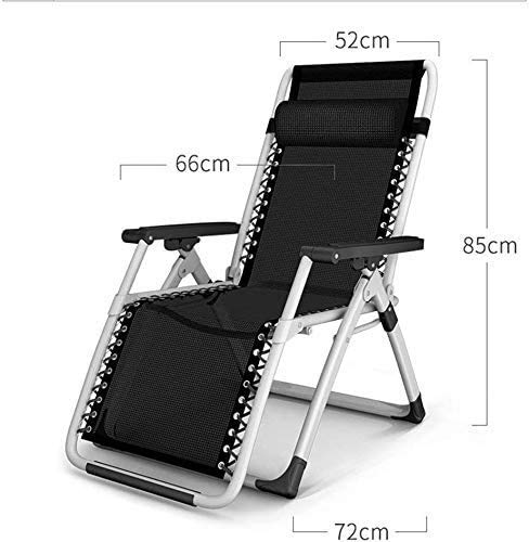 Lit de bronzage inclinable multi-position portable avec coton dét - 3