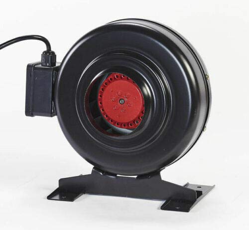 DIY & Tools Hydroponics Indoor Growing In-Line Ducting Fan, 6 Inch (150mm) (800M3/Hour)
