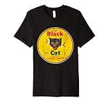 Retro Black Cat firecrackers Vintage Premium T-Shirt