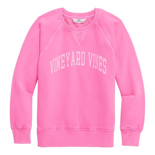 vineyard vines Girls' Raglan Crewneck Sweatshirt