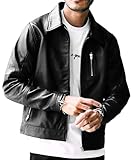 [JIGGYS SHOP] ジギーズショップ リプロダクトレザー XL Fブラック｜メンズ ジャケット 本革 レザージャケット アウター ライトアウター 秋服 春服 長袖 黒 ライダース ダブルライダース シングルライダース 革ジャン MA-1