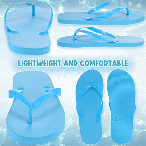 Yahenda 60 Pairs Bulk Flip Flops Arch Support, Wedding Slippers Flip Flop Sandals for Beach Men Women Pool Party 6 Colors4