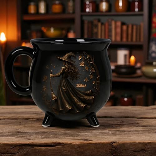 Witches Brew Mug: Personalized Witch Cauldron Cup