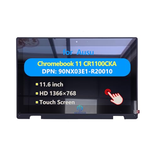 Image of 90NX03E1-R20010 Replacement for Asus Chromebook CR1100FKA Laptop Touch Screen Digitizer Assembly LCD Display Module with Bezel