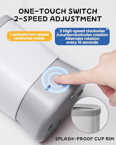 Image of Electric Dog Paw Cleaner for Dogs,2 Speeds Automatic Dog Foot Paw Washer for Medium Large Cat Dog Pet