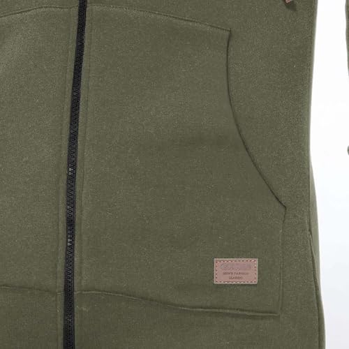 Mens Jumpsuit Hoodie Full Zip Long Sleeve Active Playsuit All in One Fleece Warm Workout Casual Overall Rompers4