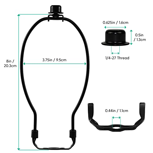 image for I Like That Lamp Complete I Like That 2 Pack Lamp Set - Black Harp (8