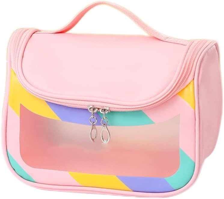 Frosted Transparent Cosmetic Bag PVC Women Makeup Organizer PU Travel Wash Beauty Case Toiletry Kit image 4