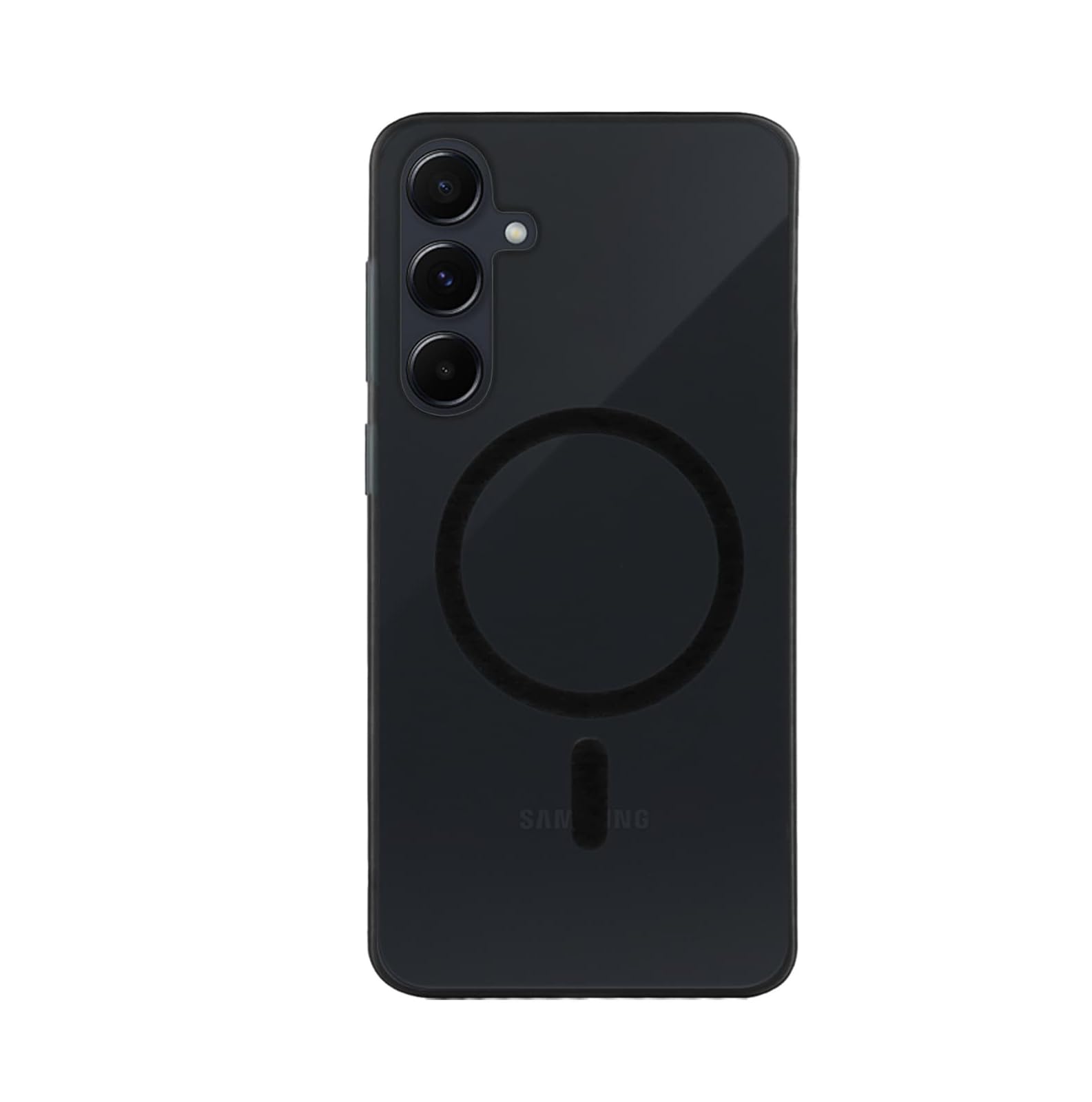 amazon basics Luxury Paper Thin Case Cover for Samsung Galaxy A55 5G | Matte Finish | Compatible with magsafe | (Black, Samsung Galaxy A55 5G)