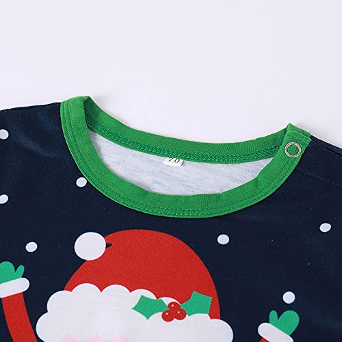 YHSW Kerstpyjama, kerstpyjamaset, bijpassende pyjamaset, voor vrouwen, mannen, kinderen, nachtkleding met lange mouwen - Afbeelding 7