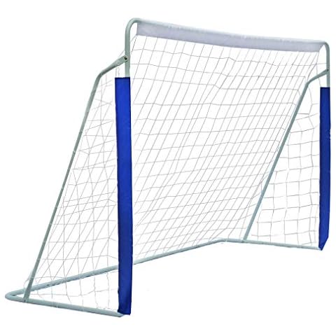 FUNJEPE 8ft Portable Football Goal with Net Cover