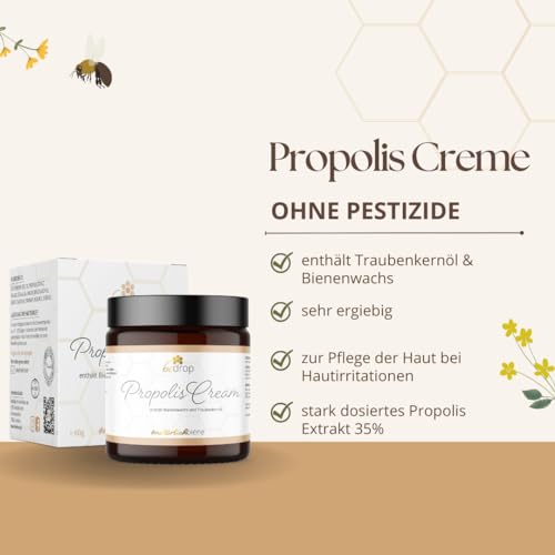 Propolis Creme gegen Akne und Hautirritationen von bedrop