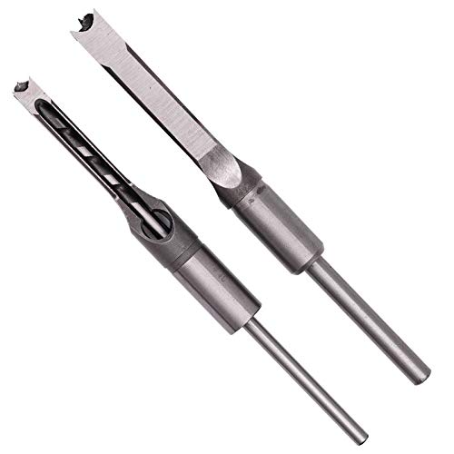 Vierkant gat boor, houtbewerking vierkant gat boren, 4 stuks 14-19 mm lager stalen boorset accessoire, voor vierkante gat boren, vierkante pen machines