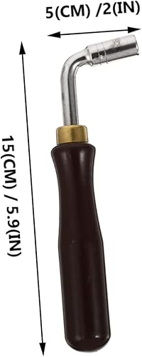 Miniatura 5 de 2 llaves de afinación Dulcimer, llave de afinación en forma de L, llave afinadora de piano, palanca de afinación autoarpa, herramienta de reparación