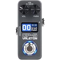 Super Compact & Lightweight: Weighs just 237g with a robust metal chassis—ideal for pedalboards and travel. 100+ High-Quality Effects: Includes drives, modulations, delays, reverbs, and more; up to 9 effect blocks in a single chain. SnapTone Technolo...