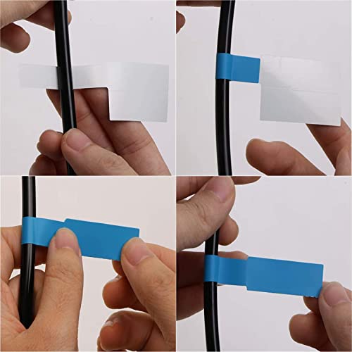 240 Labels In 8 Color Cord Labels Tags Tear Resistant Cord Labels With Permanent Marker For Handwriting Colorful Labels For Laser Printer #TOP3