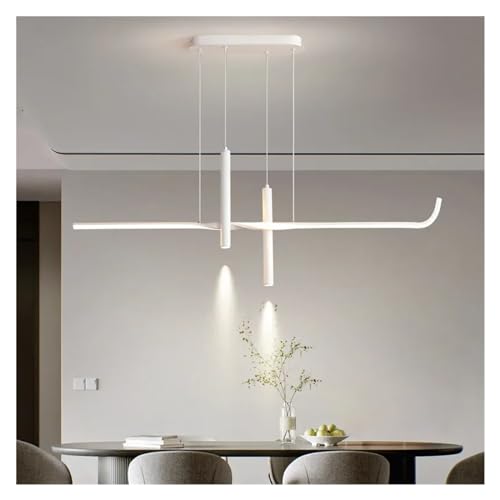 Lustre spot LED noir de 80 cm LUMILS pour illuminer votre table de salle à manger
