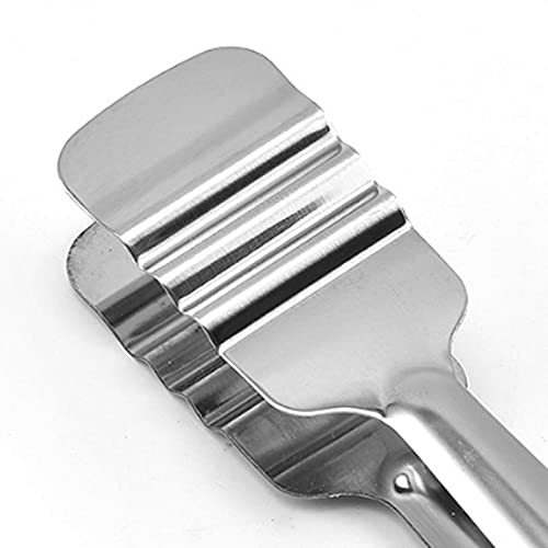 Pinzas de Cocina Pinzas para Alimentos, Pinzas de Cocina de Acero para cocinar, Barbacoa, Tijeras para Servir Pinzas, Alicates para Buffet Seguro y Duradero,Tamaño: 22,2 cm